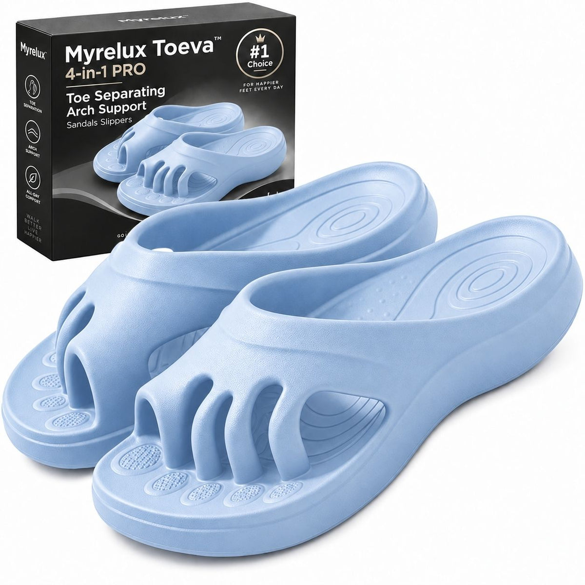 Toeva™ 4-in-1 PRO - Toe Separating Arch Support Sandals