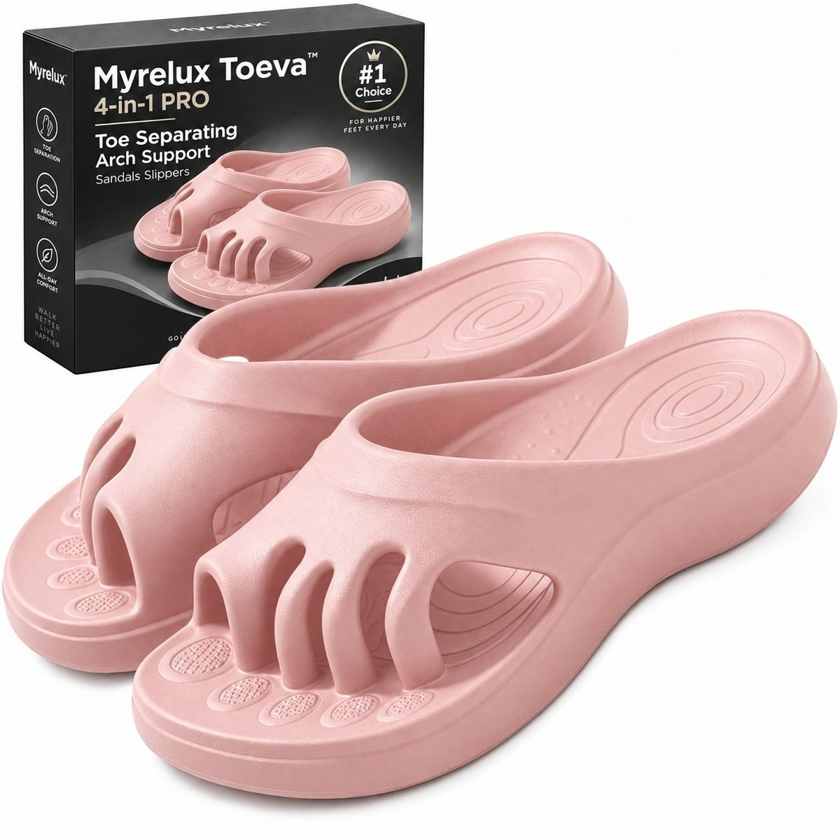 Toeva™ 4-in-1 PRO - Toe Separating Arch Support Sandals