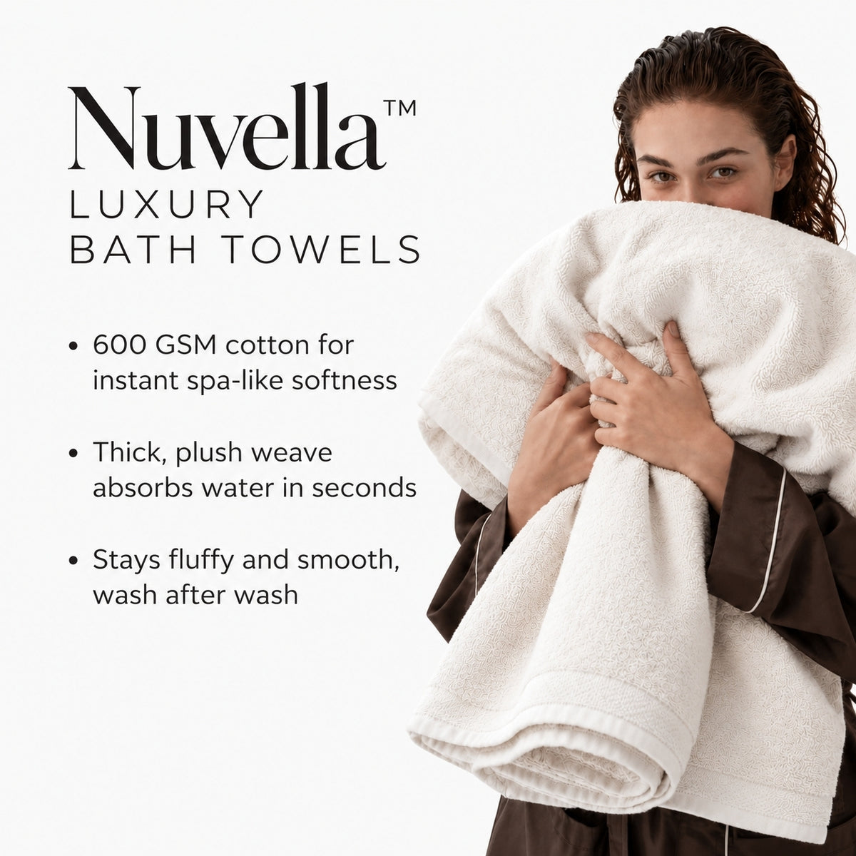 Nuvella™ Luxury Bath Towels