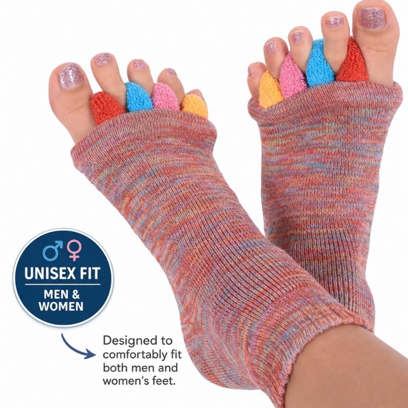 Relieva™ Toe Alignment Socks