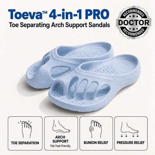 Toeva™ 4-in-1 PRO - Toe Separating Arch Support Sandals