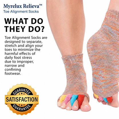 Relieva™ Toe Alignment Socks