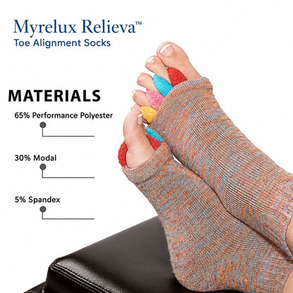 Relieva™ Toe Alignment Socks