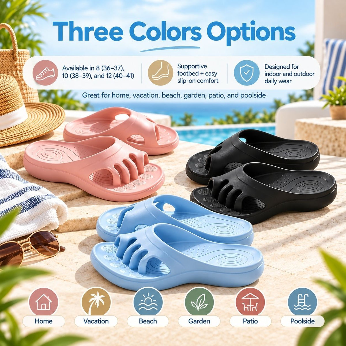Toeva™ 4-in-1 PRO - Toe Separating Arch Support Sandals