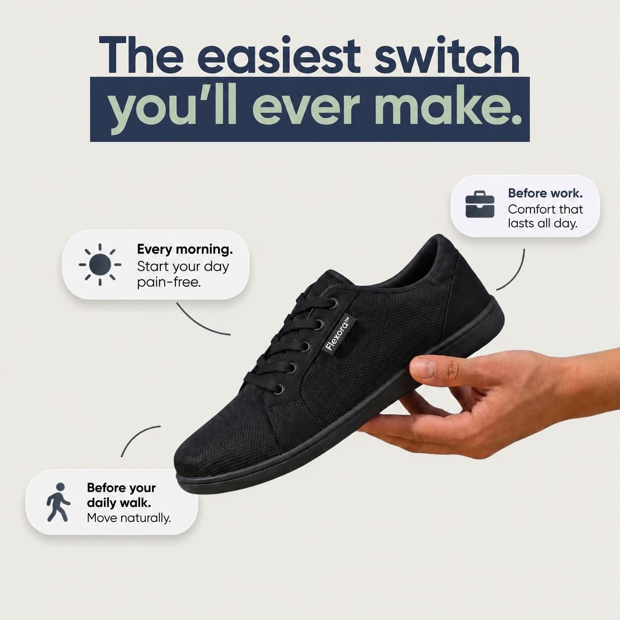Flexora™ Wide-Toe Barefoot Shoes