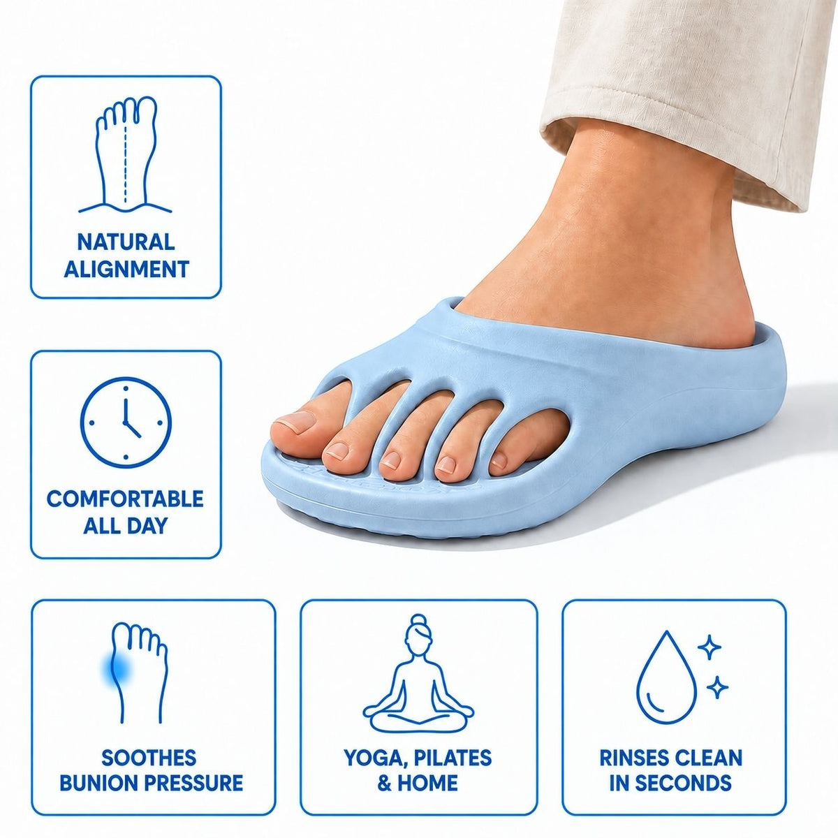 Toeva™ 4-in-1 PRO - Toe Separating Arch Support Sandals