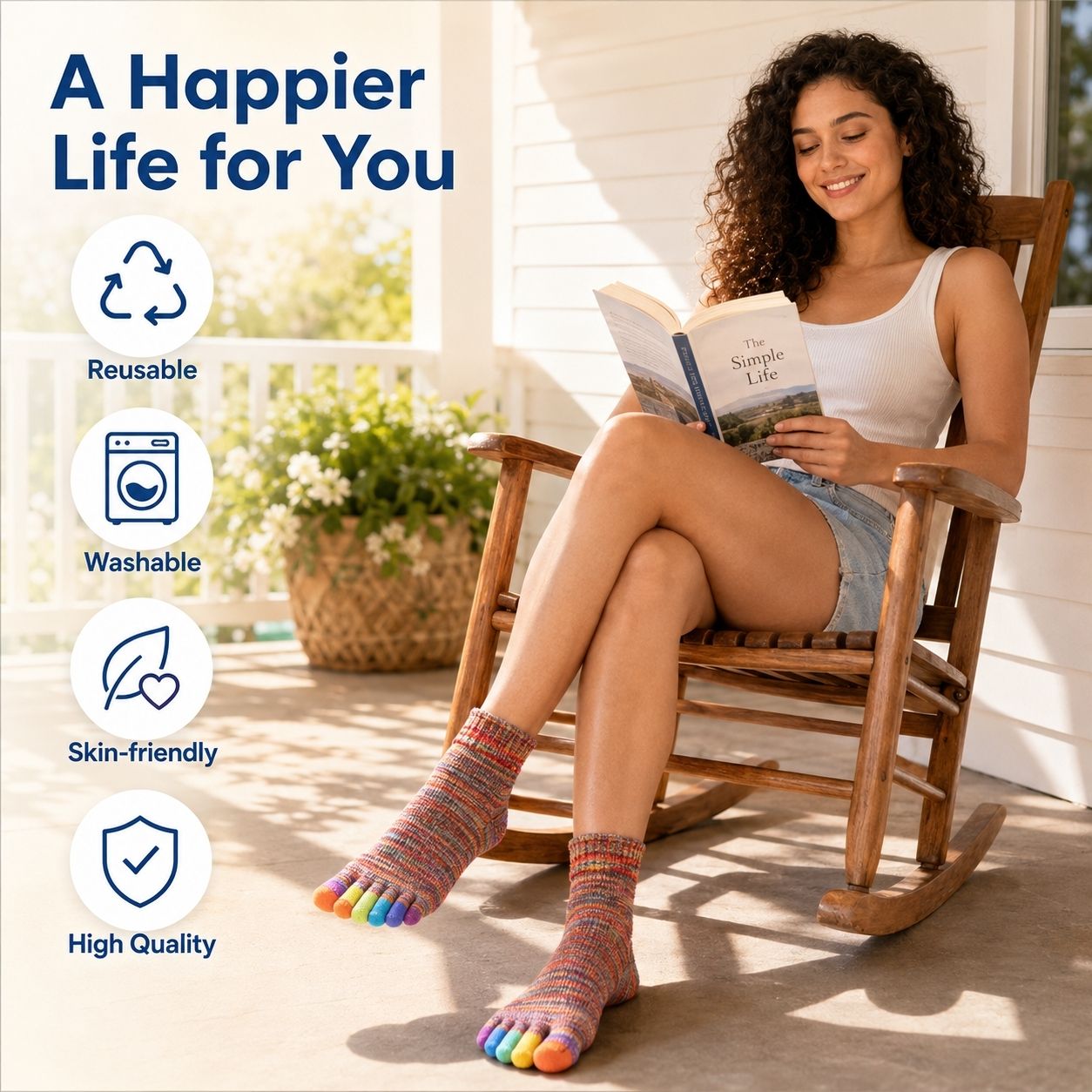 Relieva™ Toe Alignment Socks