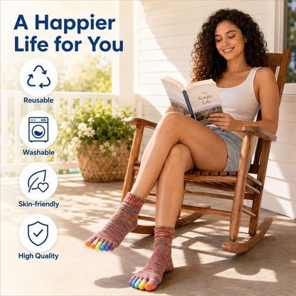 Relieva™ Toe Alignment Socks